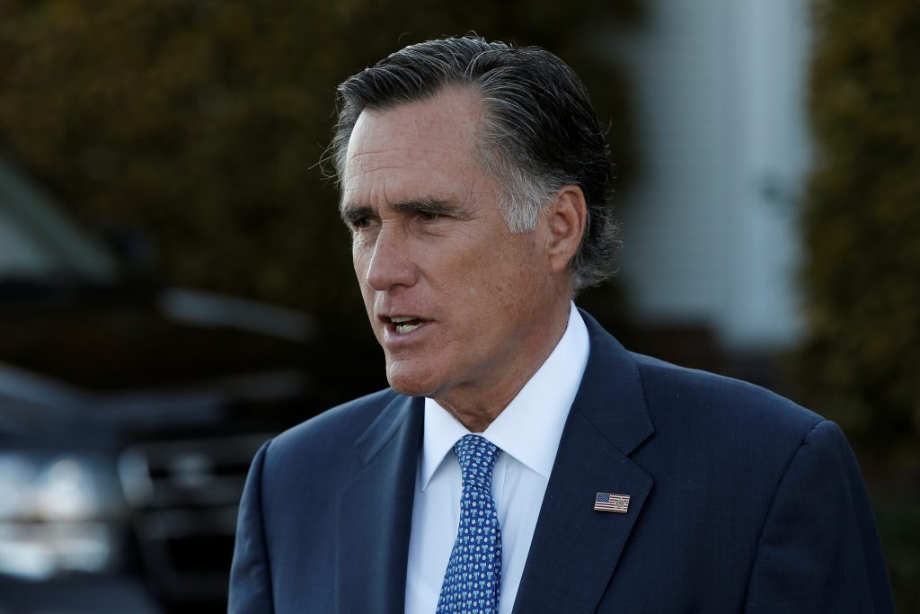 Former Republican presidential candidate Mitt Romney has handily won a U.S. Senate seat in his adopted home state of Utah after a campaign where he backed off his once-fierce criticism of Donald Trump. Photo by Mike Segar/Reuters