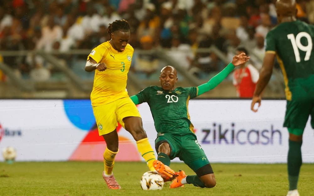 Zimbabwe vs South Africa in Matchday 9 of the CAF 2026 World Cup qualifiers. Photo Credit- Vavel