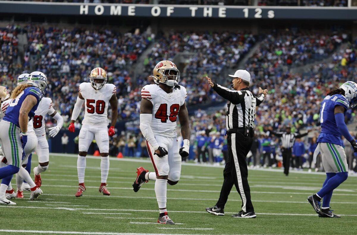 Tatum Bethune steps up: Rookie linebacker leads 49ers defense after Fred Warner’s season-ending injury