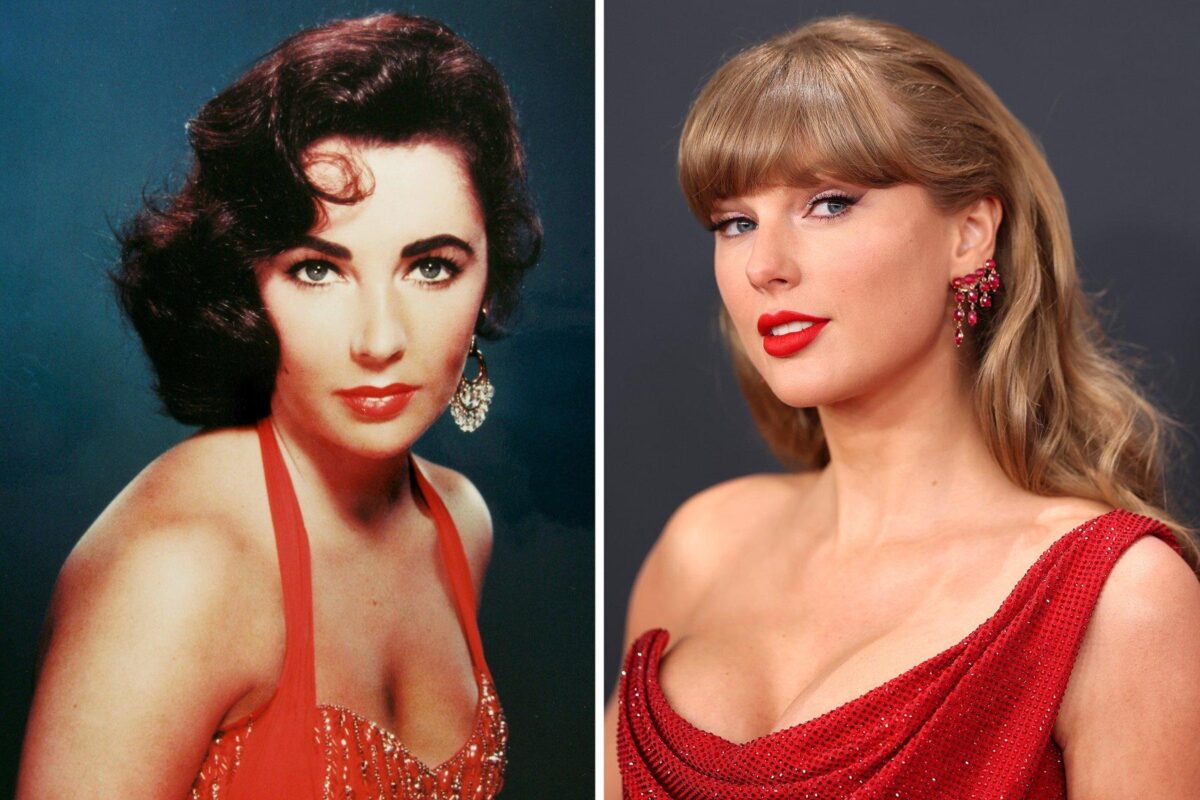 Actress Elizabeth Taylor and Taylor Swift. Image Credit: Getty Images