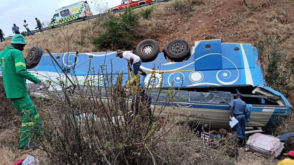 Aftermath of the Limpopo bus crash. Photo Credit- News24
