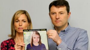 Kate and Gerry McCann: their daughter, Madeleine, disappeared on the evening of 3 May 2007. Image Credit: Joe Giddens/PA