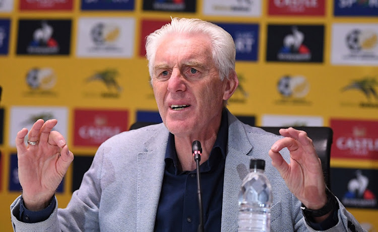 South Africa's Bafana Bafana's head coach, Hugo Broos. Photo Credit- Daily Mail