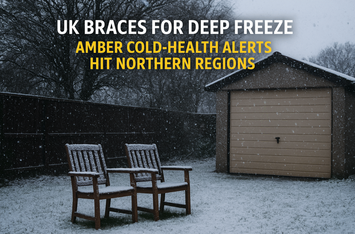  UK cold blast: Why are amber health alerts being issued as temperatures plunge below –10°C?