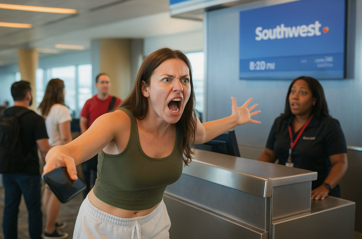  Southwest passenger goes Viral after screaming meltdown at Denver airport: What Really Happened?