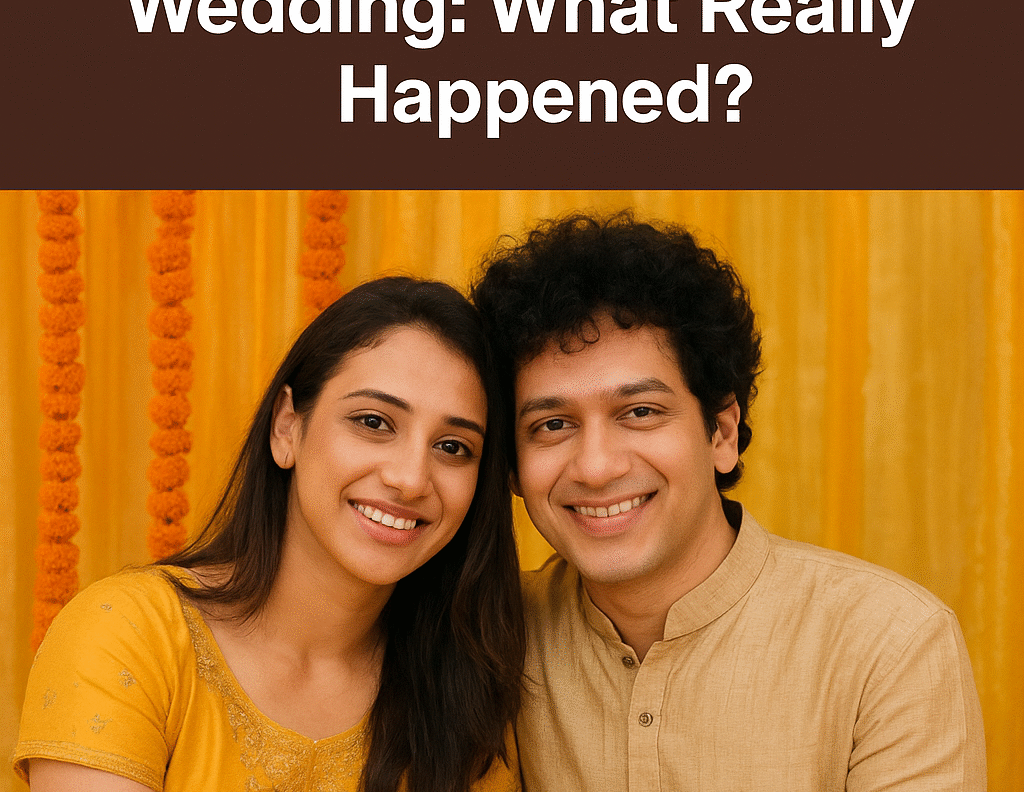  Why Smriti Mandhana and Palash Muchhal suddenly halted their Wedding: What really happened?
