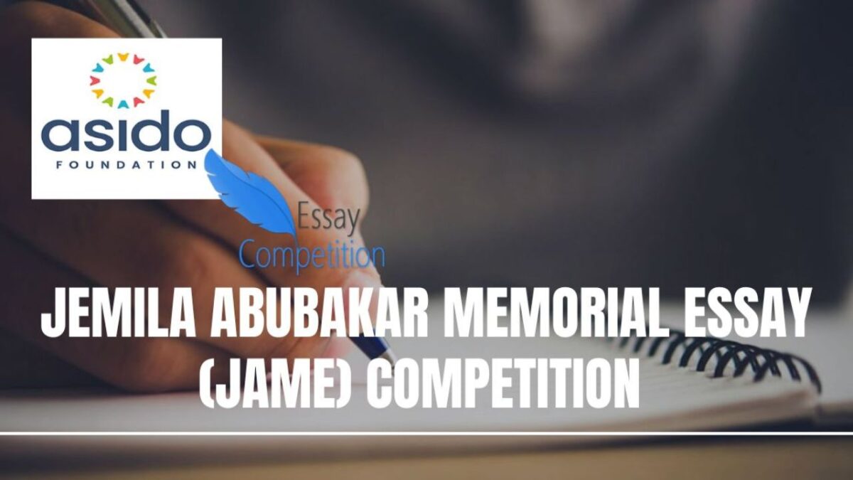 2026 Jemila Abubakar Essay Competition launches for Nigerian students.