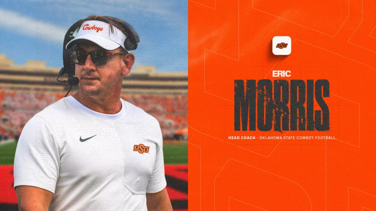 Eric Morris introduced as Oklahoma State’s new head football coach.