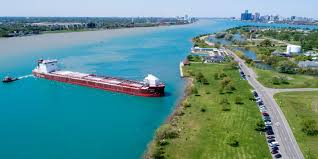 Canadian freighter stuck in Detroit River after crew medical emergency – Refloating plans underway
