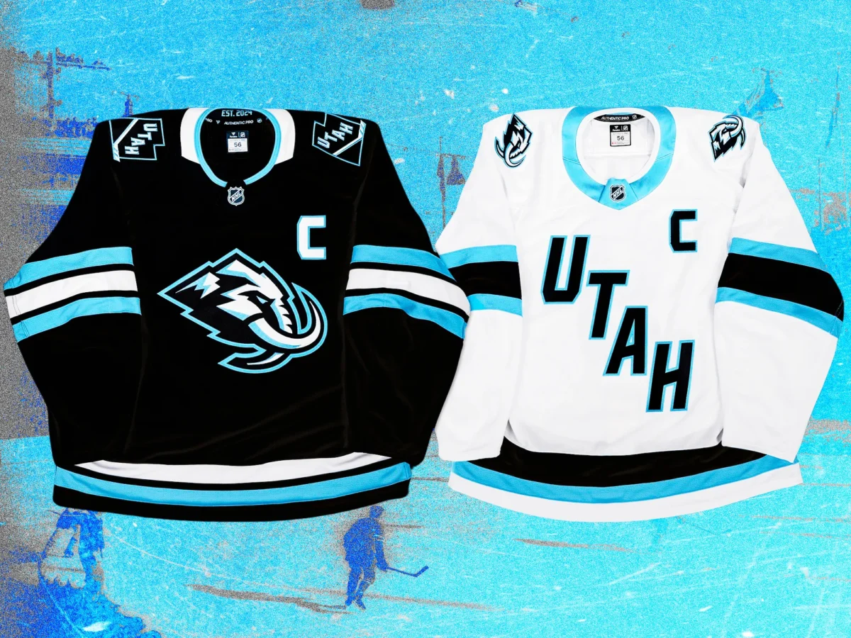 Utah Mammoth Home and Away Jersey. Image Source: NHL/Utah Mammoth