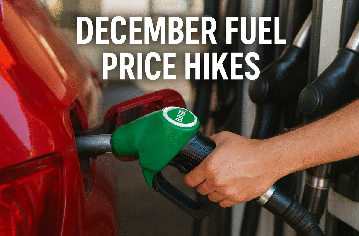  December fuel price hike: How much will your holiday trip really cost?