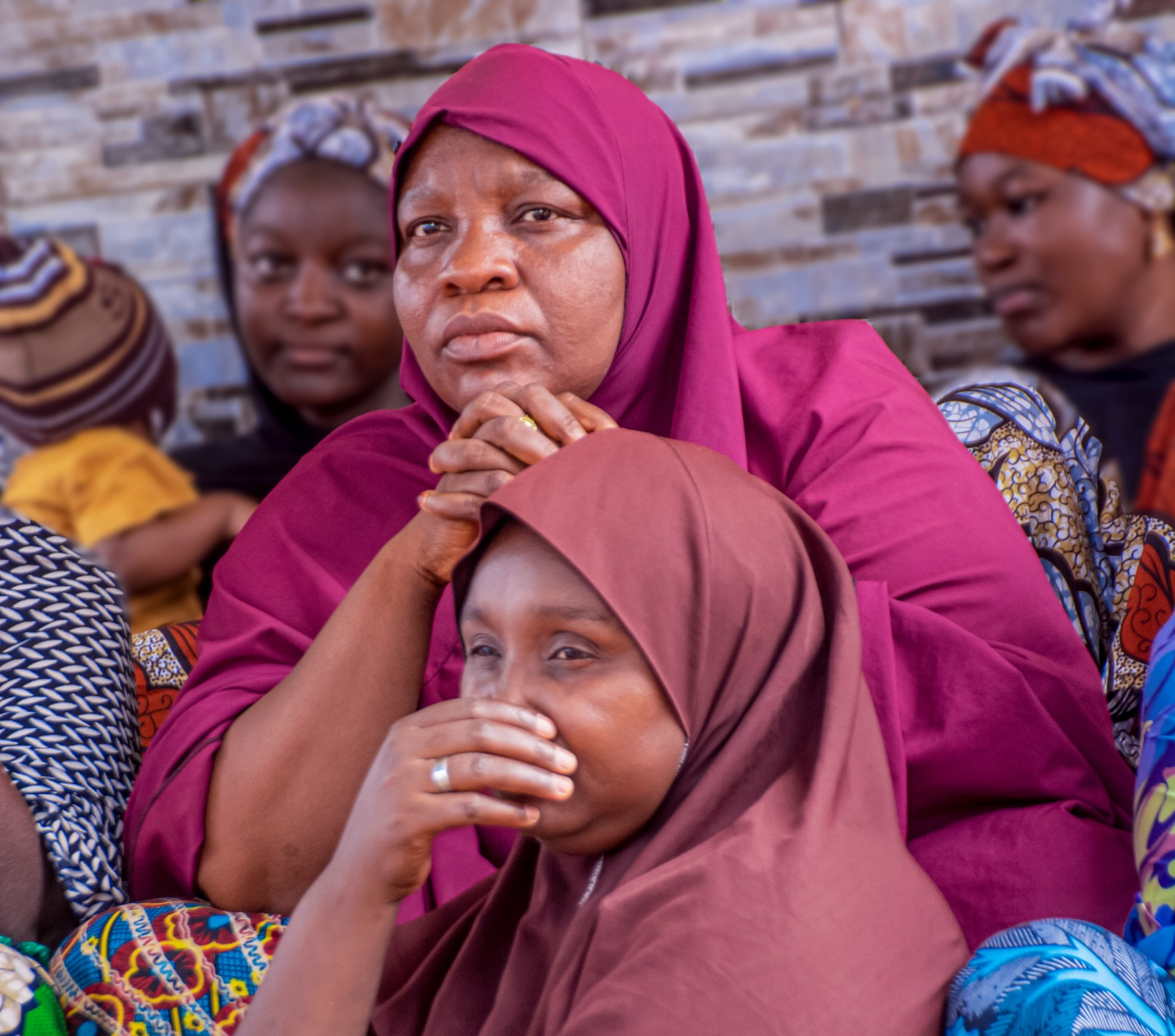 A group of women waiting to be attended to.Photo Credit: Anibe Idajili