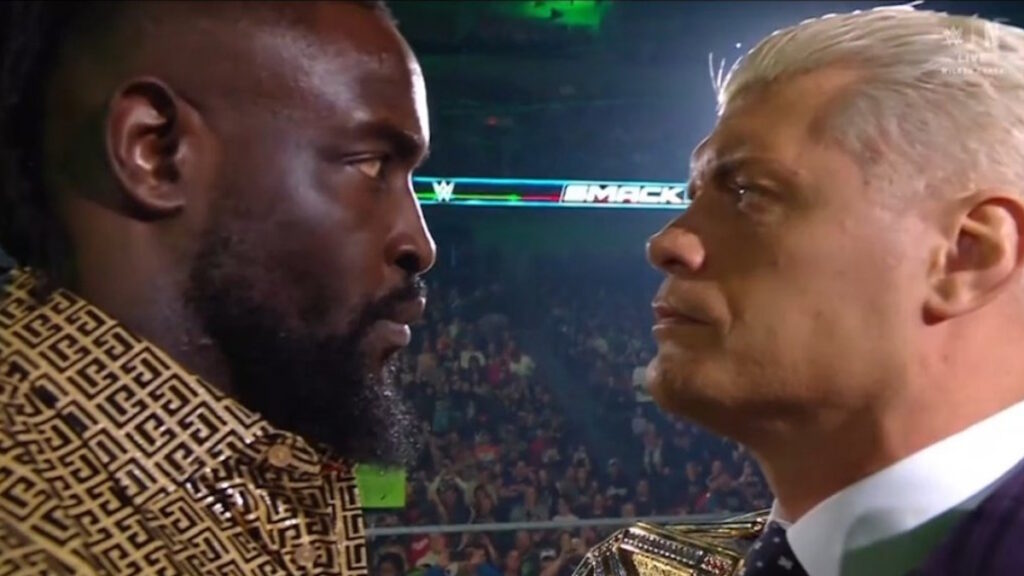 Oba Femi confronts Cody Rhodes on WWE SmackDown