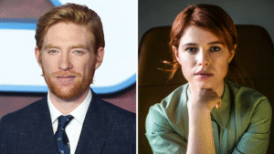 Domhnall Gleeson and Jessie Buckley voice scarecrows Harry O'Hay and Betty O'Barley