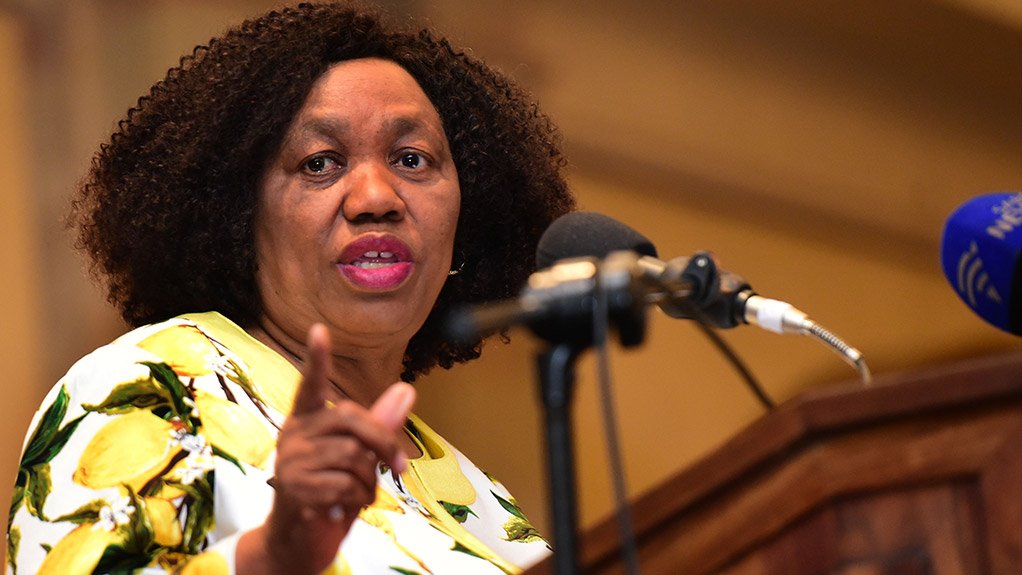 Defence Minister Angie Motshekga