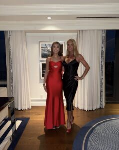 Vanessa Trump and daughter Kai at Tiger Woods’ 50th birthday gala