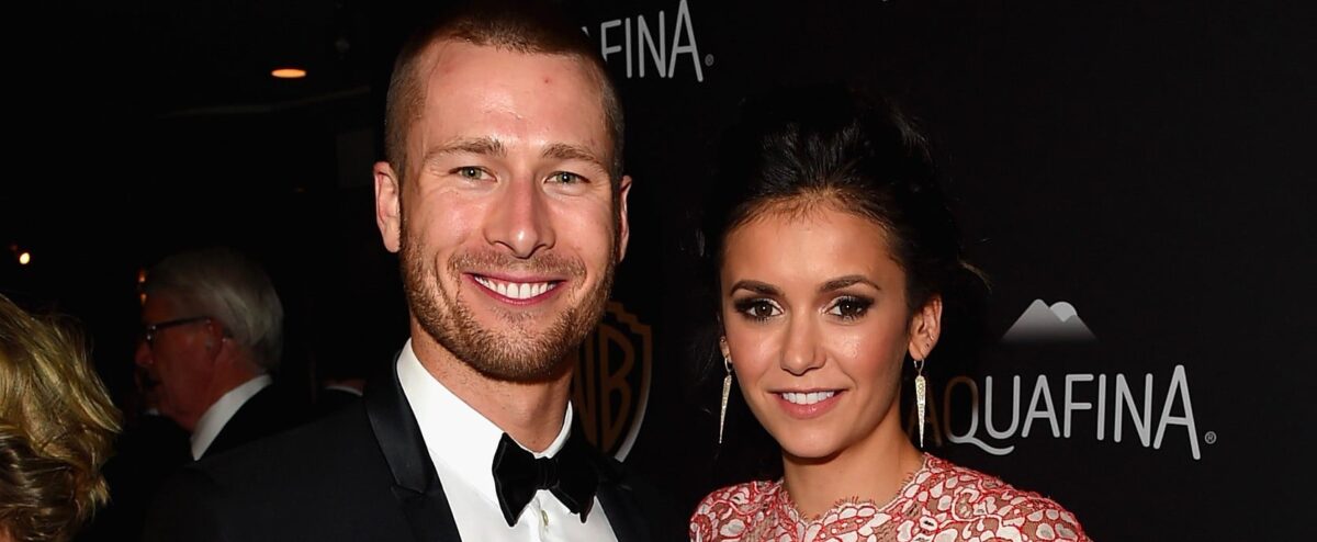 Nina Dobrev and ex Glen Powell. Image Credit: Jason Merritt/Getty Images 