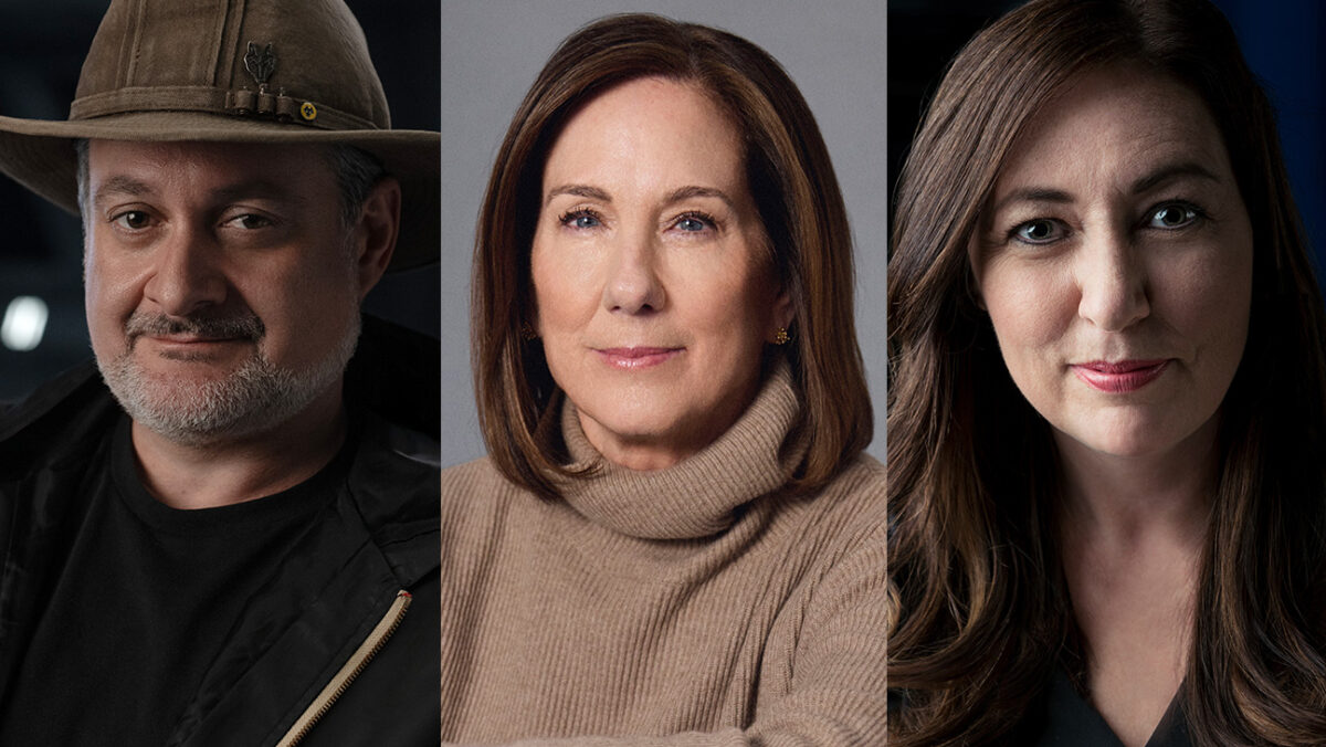 Dave Filoni, Kathleen Kennedy and Lynwen Brennan Courtesy Lucasfilm (2); Joel Aron