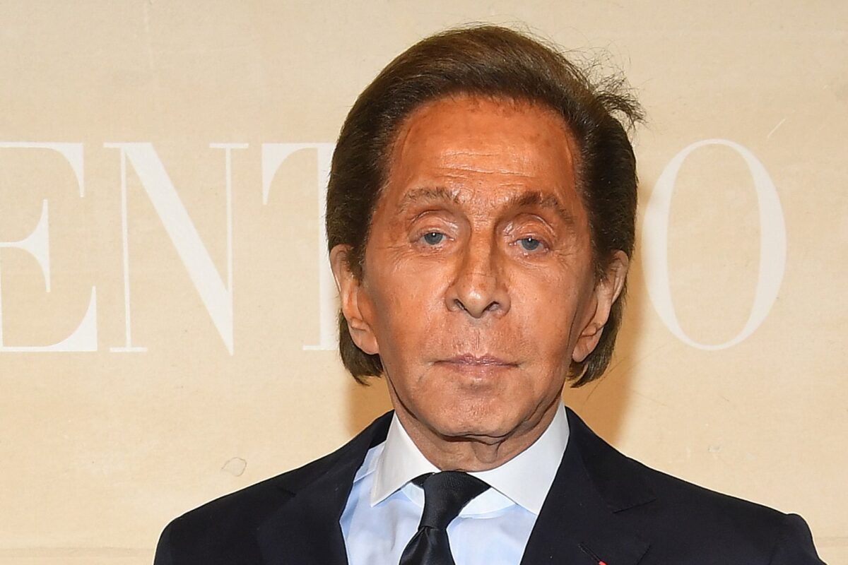 Legendary fashion designer Valentino Garavani, pictured in Paris in 2019, has died at the age of 93 (Getty)