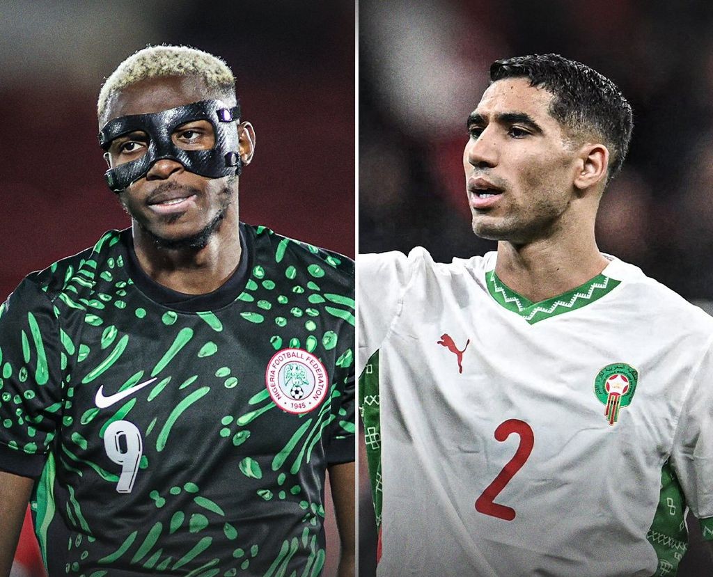Morocco vs Nigeria in AFCON 2025 semifinal. Photo Credit- Author's collage