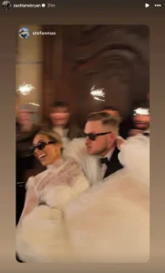 Zach Bryan and Samantha Leonard are married. Image Credit: Zach Bryan/Instragram 