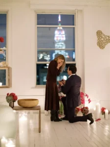 Amanda Dubin and Will Reeve's engagement.Allan Zepeda