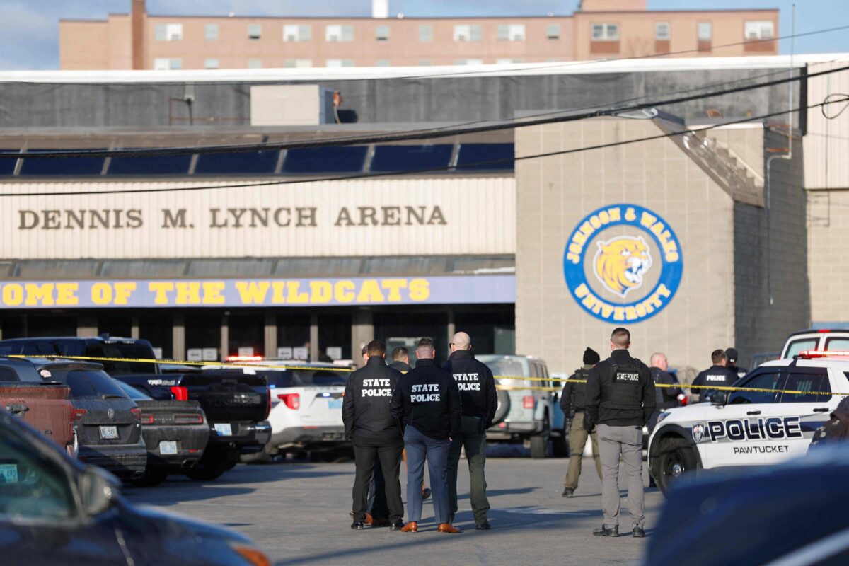 Police respond to shooting at Lynch Arena. Image Source: New York Times