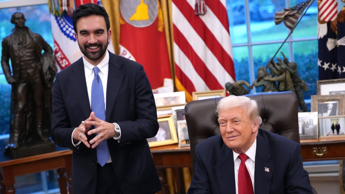 Zohran Mamdani, after he was elected mayor of New York, with President Trump in the Oval Office last November. Photo: Andrew Harnik/Getty Images