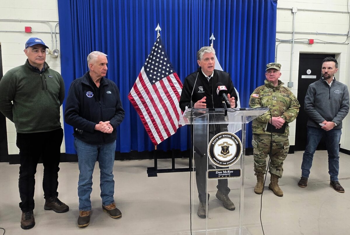 Rhode Island travel ban remains after historic blizzard. Image Credit: GovDanMcKee/X