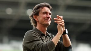 Thomas Frank dismissed as Spurs boss. Image Credit: Getty Images 