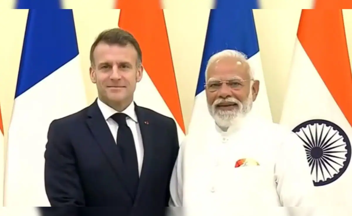  Macron lands in Bombay for explosive AI talks and India’s biggest-ever Rafale jet deal