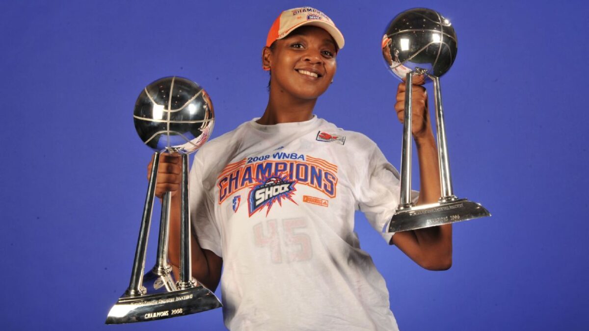 Kara Braxton was selected by the Shock with the seventh pick in the 2005 WNBA draft and went on to win two championships with Detroit, in 2006 and 2008. Garrett Ellwood/NBAE via Getty Images