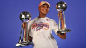 Kara Braxton was selected by the Shock with the seventh pick in the 2005 WNBA draft and went on to win two championships with Detroit, in 2006 and 2008. Garrett Ellwood/NBAE via Getty Images