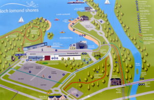 The Map of the Proposed Flamingo Land theme park at Loch Lomond 