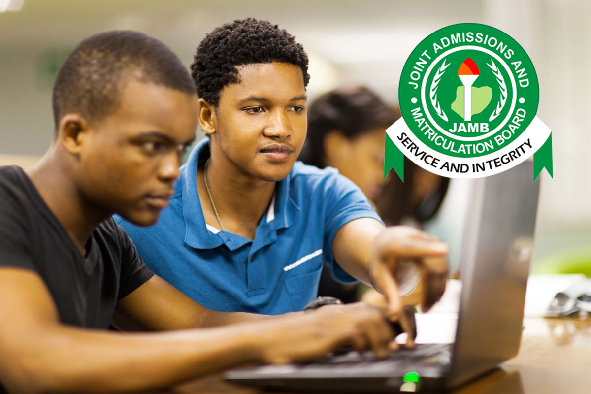 UTME candidates writing computer-based exam at JAMB CBT centre