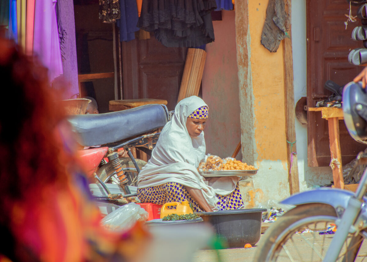 A petty trader striving to support her family. Credit: Anibe Idajili