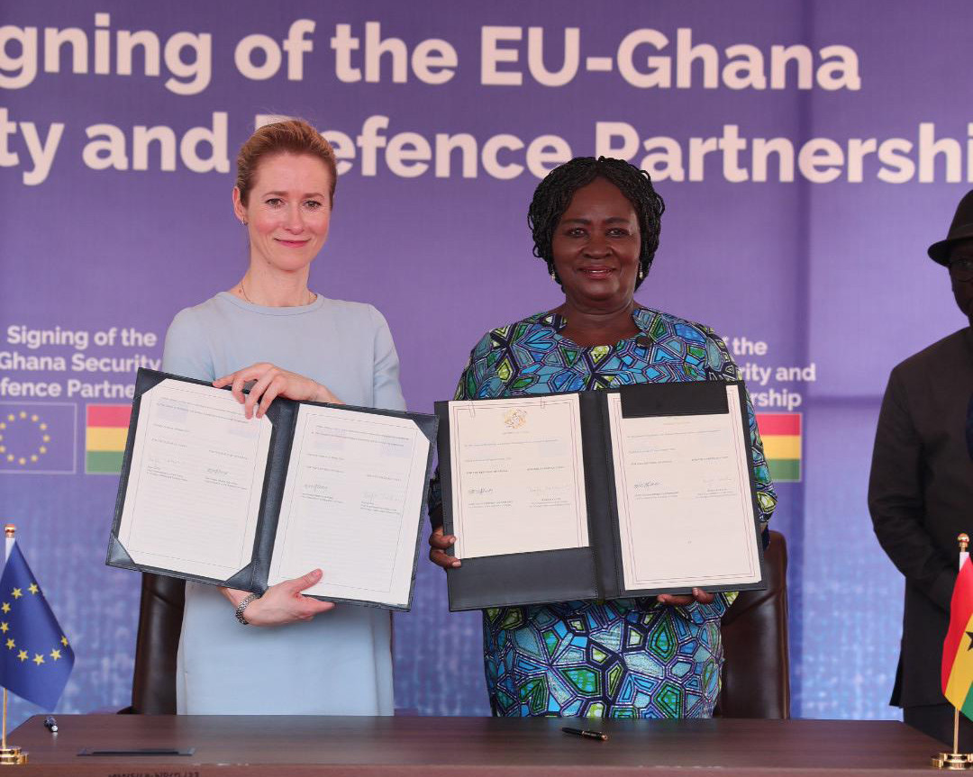 High Representative Kaja Kallas on behalf of the European Union and Naana Jane Opoku-Agyemang, Vice-President of Ghana, for the Republic of Ghana.