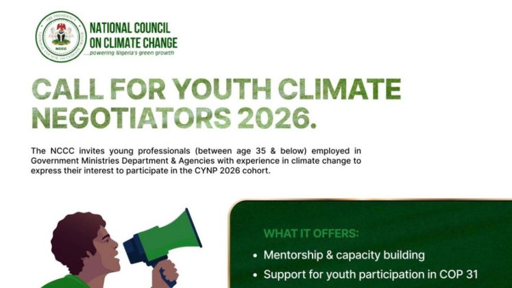  FG Climate Youth Negotiators Programme 2026: Apply to get COP31 Climate Diplomacy Training