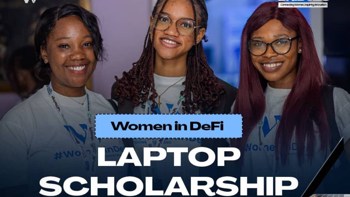 Women In DeFi Laptop Scholarship 2026 opens for African women in Web3