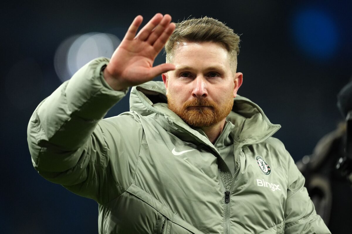 Calum McFarlane salutes the fans after the game