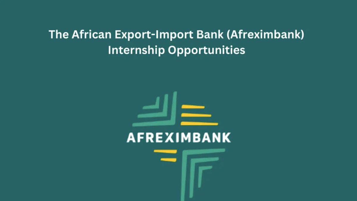 AFREXIMBANK Internship 2026 offers stipend and travel support