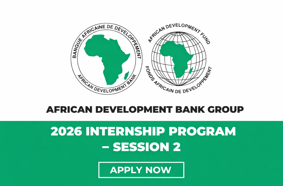  African Development Bank Internship Program 2026: Monthly Stipend, Health Insurance, and How to Apply
