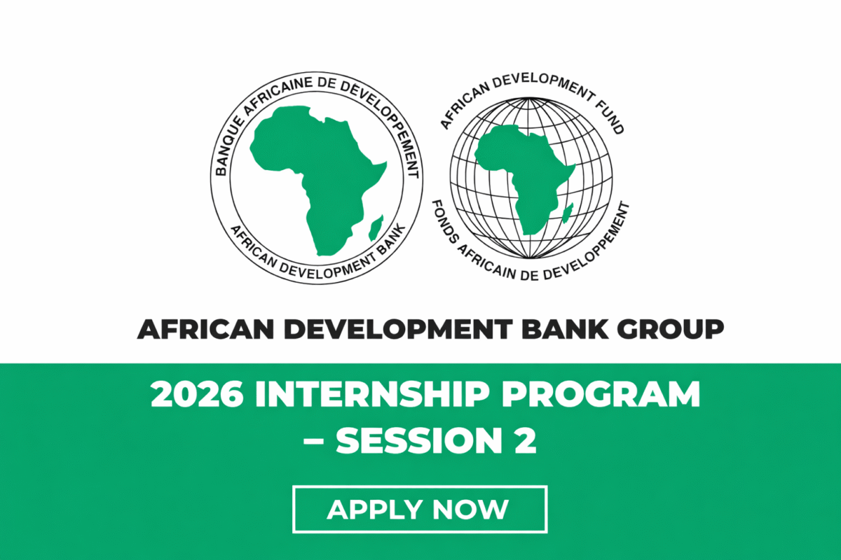 African Development Bank Internship 2026 opens with stipend, insurance