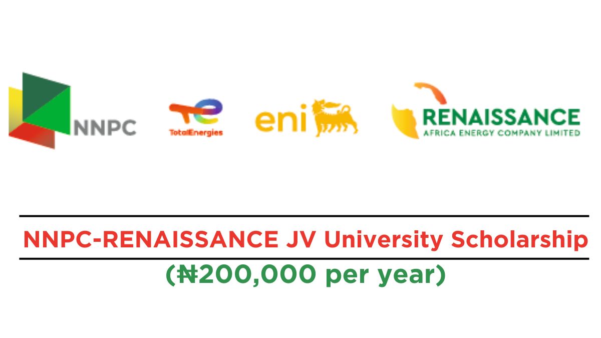NNPC Renaissance JV Scholarship 2026 now open