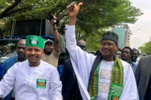 Nafiu Bala leads protest to INEC over ADC leadership row