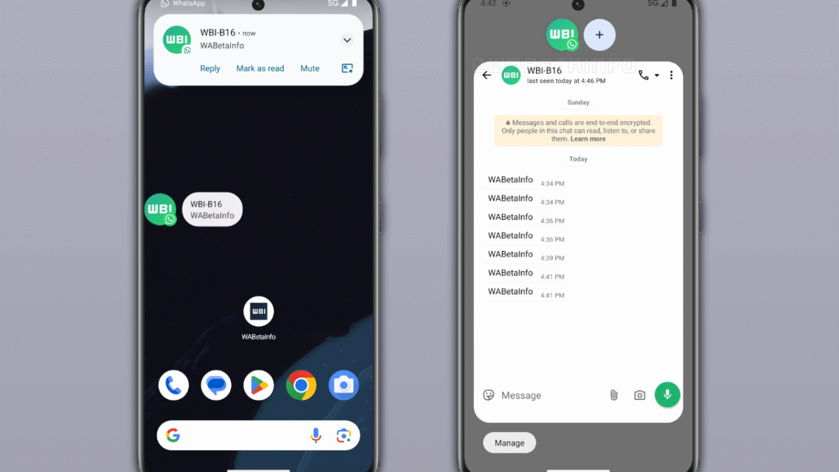 WhatsApp introduces floating notification bubbles for faster replies. Image Credit: News9Live
