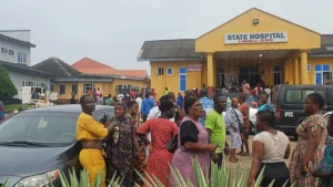 Parents besieged State Hospital, Ijebu Ode in search of their wards