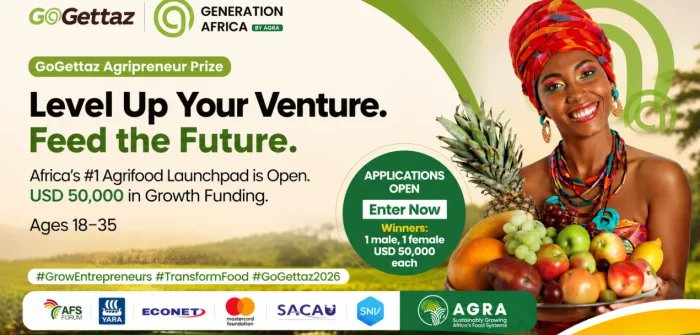  GoGettaz Agripreneur Prize 2026: Apply to Win Up to $50,000 in Agribusiness Funding