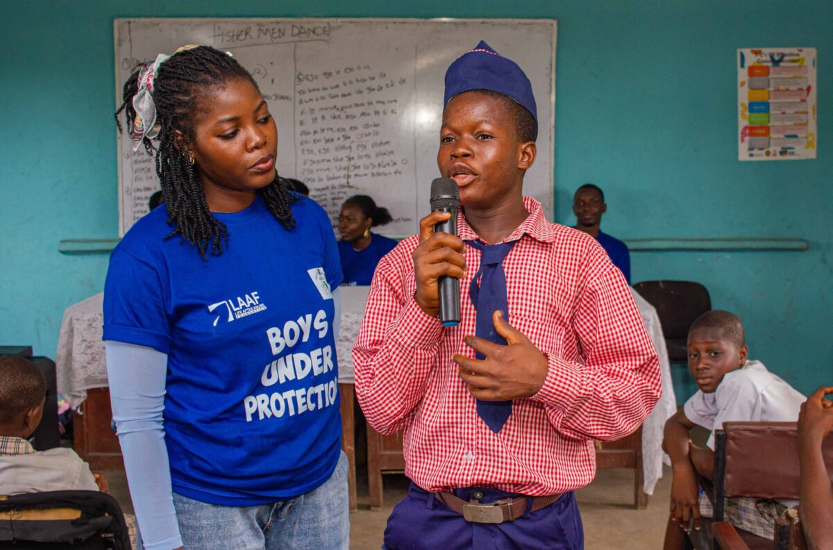  LAAF Commemorates International Boys’ Day with “Boys Under Protection” Program