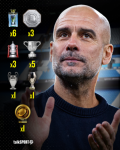 Pep Guardiola Trophies 